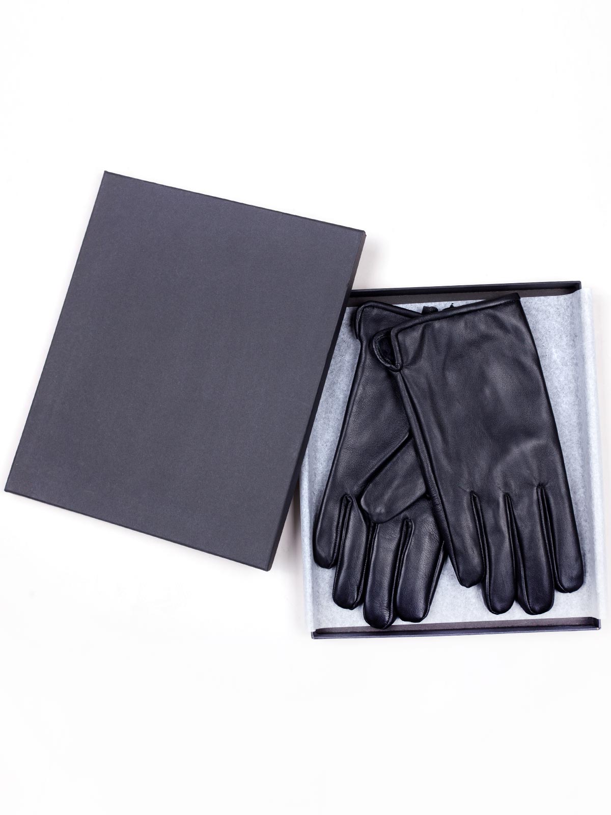  black pure leather gloves  - 10571 - € 31.50 img3
