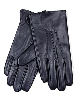  δερμάτινα γάντια με διακοσμητικές ραφές - 10573 - € 31.50