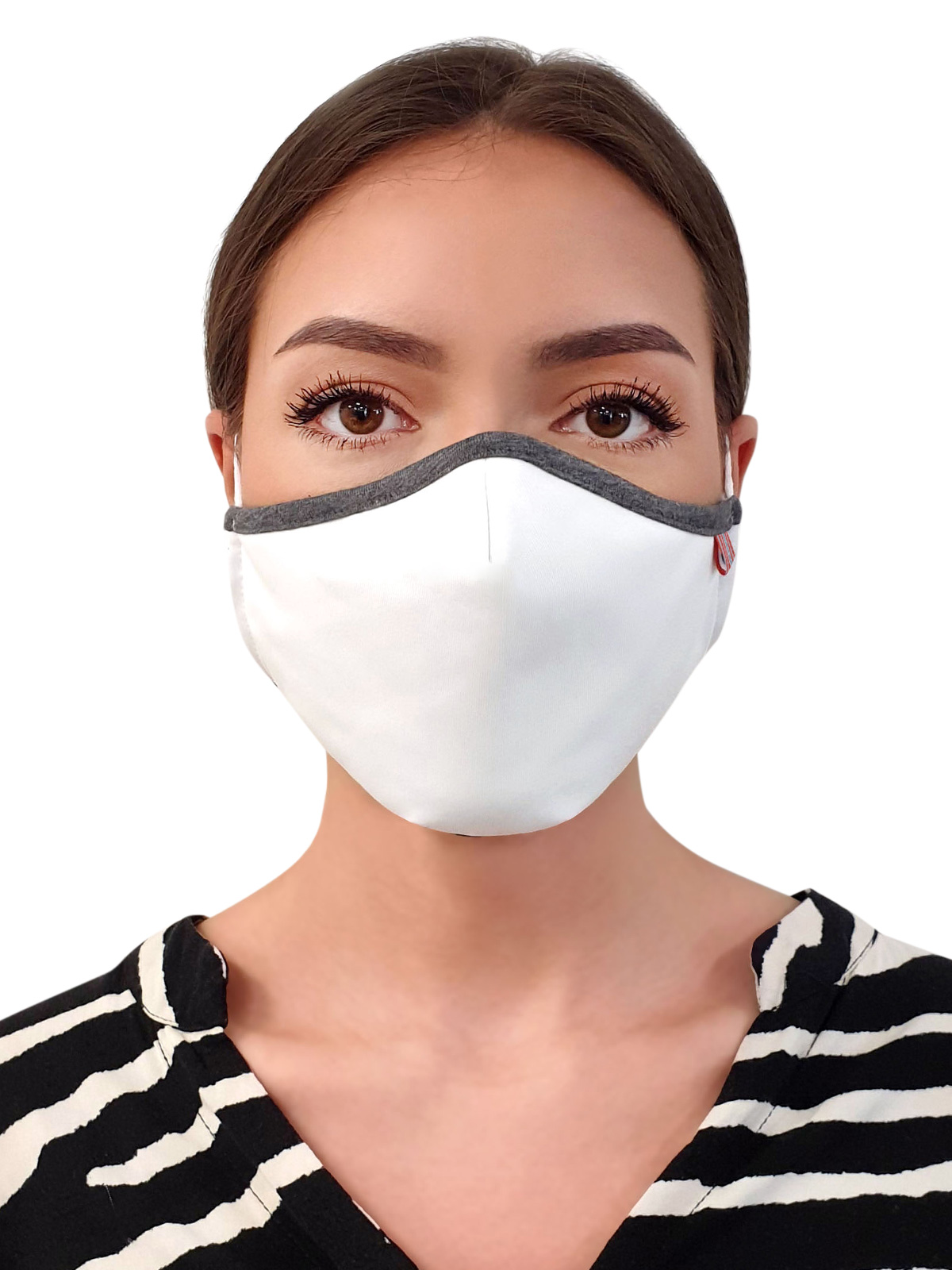  επαναχρησιμοποιήσιμη μάσκα λευκή  - 10681 - € 2.76 img2