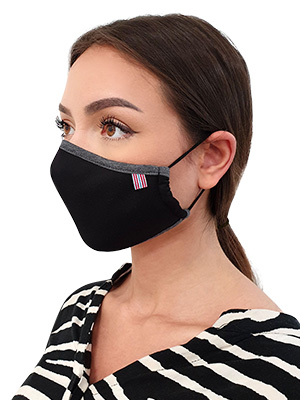  επαναχρησιμοποιήσιμη μάσκα μαύρη  - 10682 - € 2.76