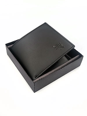 Μαύρο κλασικό πορτοφόλι - 10850 - € 33.18