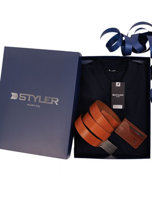 item:Gift set in blue and brown - 13006 - € 55.68