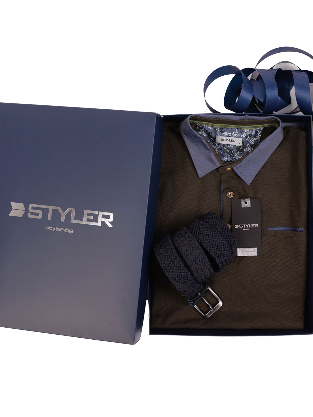 Tshirt and navy blue belt set - 13012 - € 44.43 img1