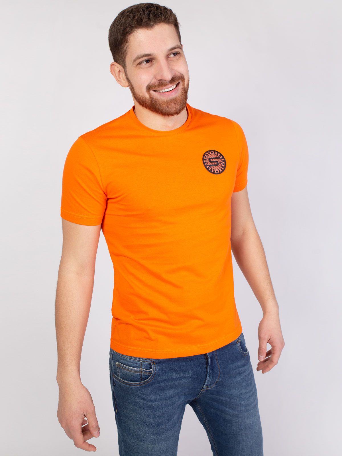 Σετ μπλουζάκια σε πορτοκαλί χρώμα - 13021 - € 50.06 img3