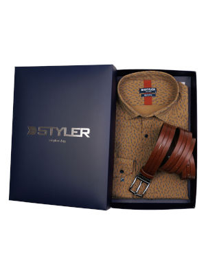 Shirt and belt gift set - 13215 - € 52.87