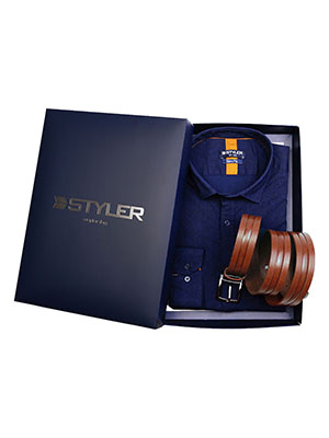 Shirt and belt gift set - 13311 - € 33.18