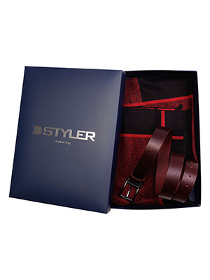 Belt and scarf gift set - 13810 - € 43.87