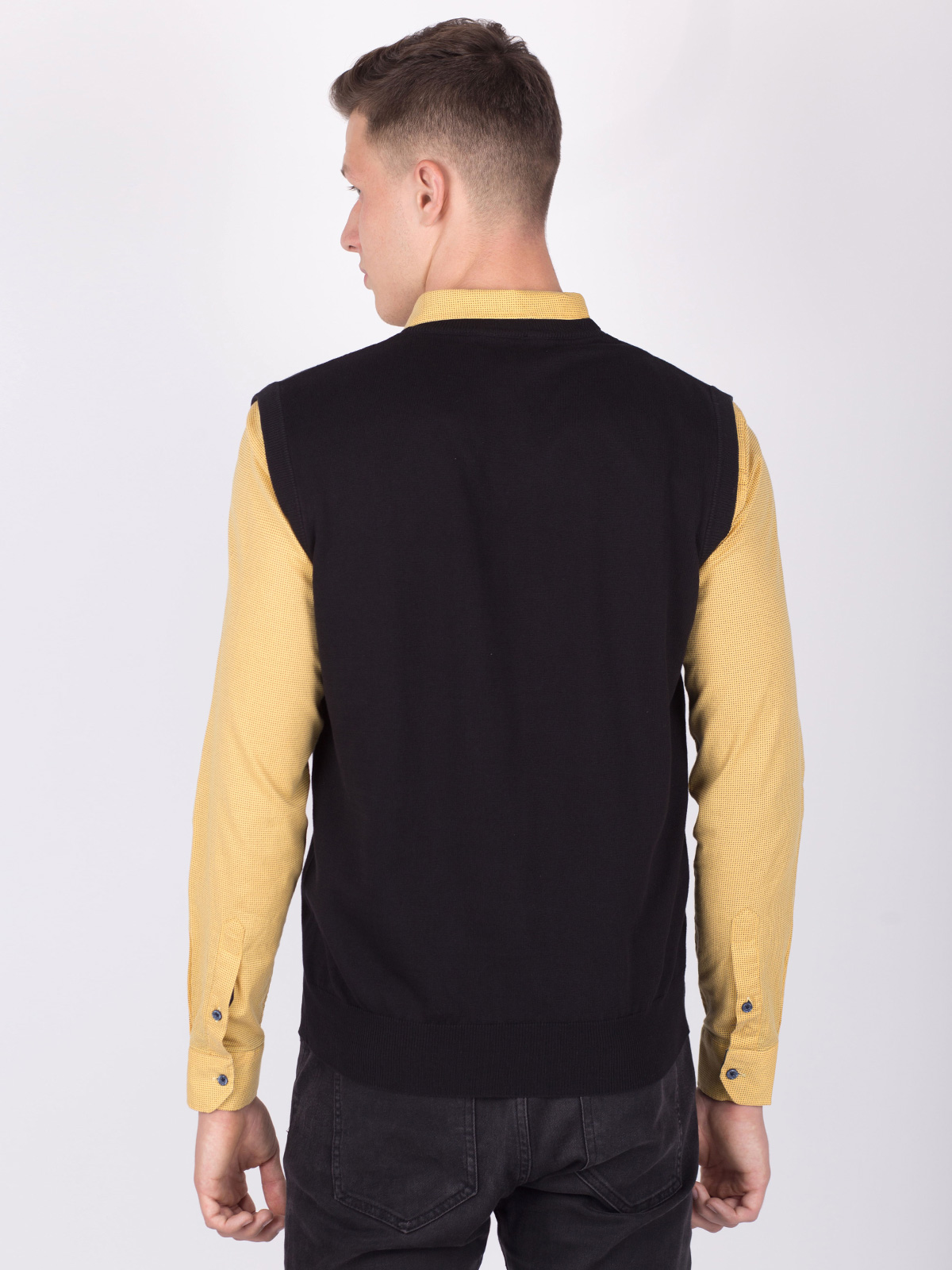  pulover fără mâneci din bumbac în negru - 14076 € 20.25 img4