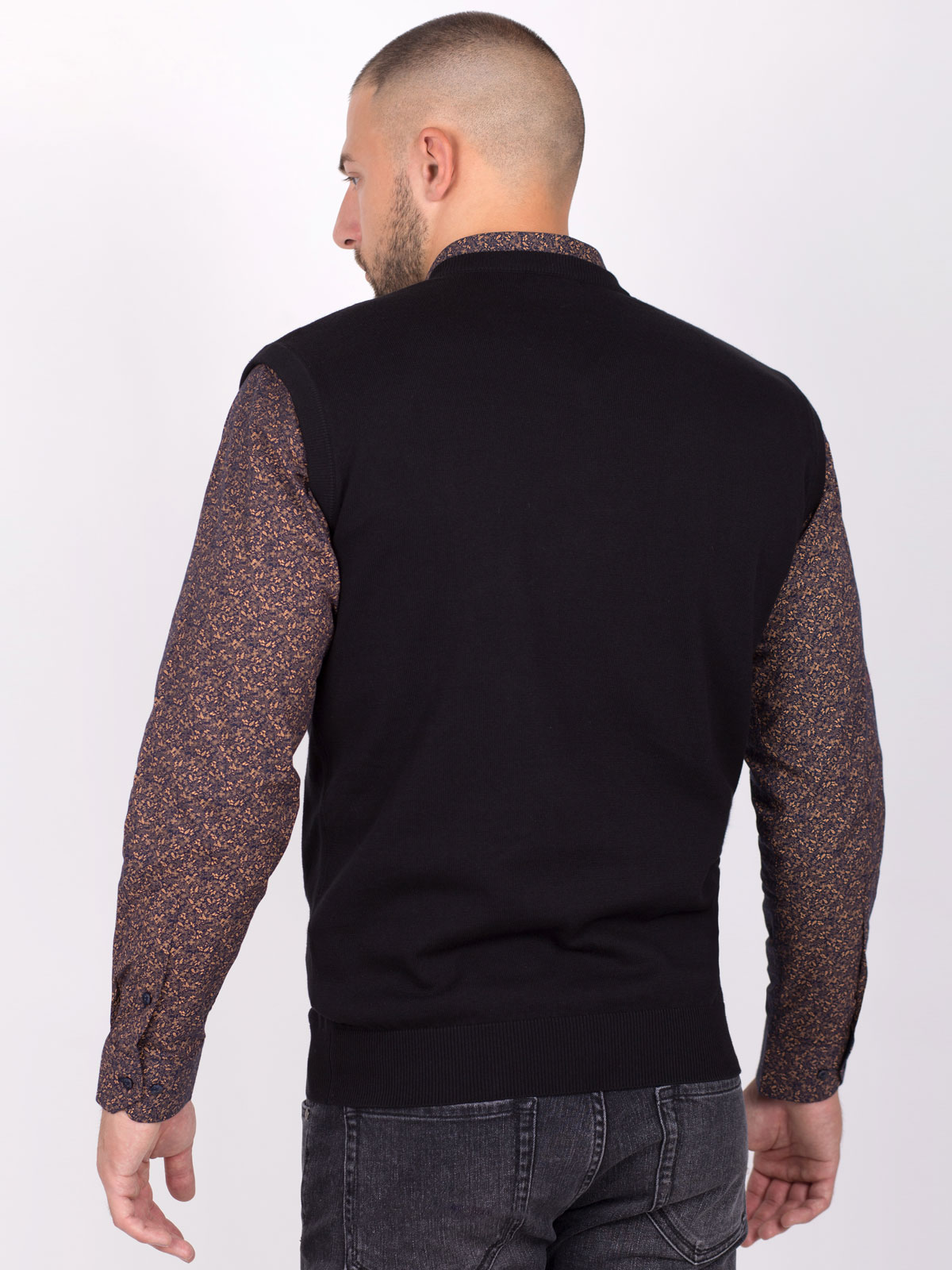 Black sleeveless sweater - 14078 € 33.18 img4
