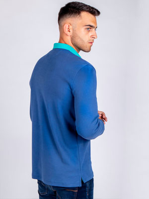 Denim blouse with knitted collar - 18240 € 16.31 img3
