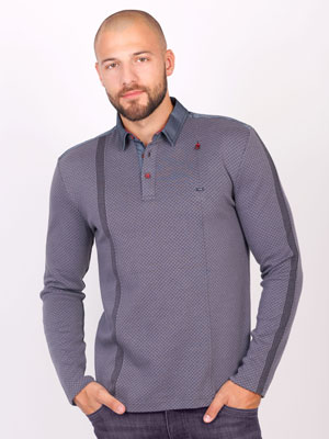 Mens blouse with hidden pocket - 18261 - € 27.56
