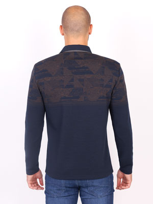 Bluză în albastru închis cu forme - 18262 € 44.43 img2