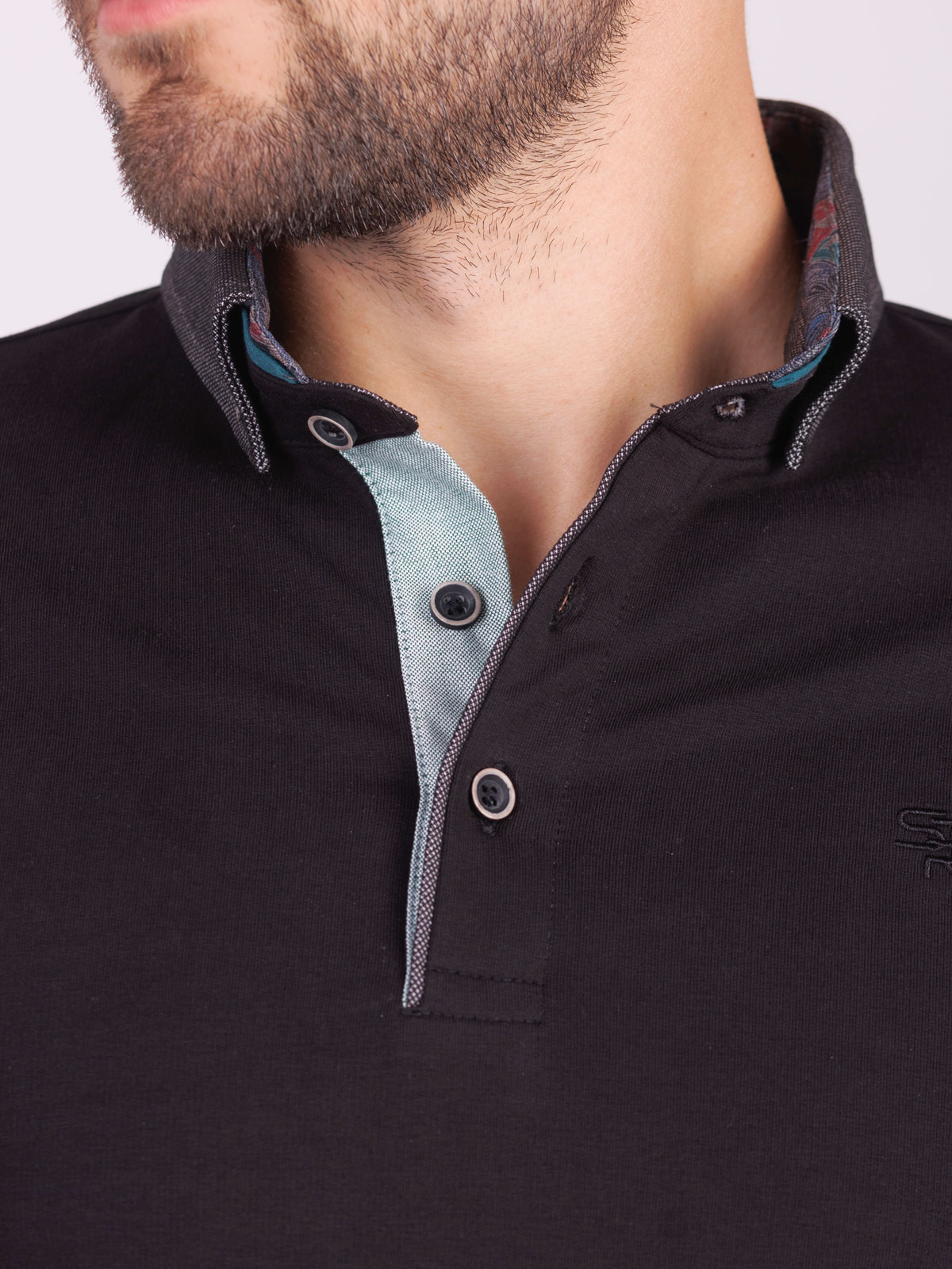 Mens blouse with collar accent - 18267 € 34.31 img3