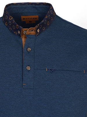 Dark blue melange blouse - 18299 52.87 € img3