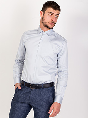 Classic shirt in pigeon gray-21434-€ 16.31