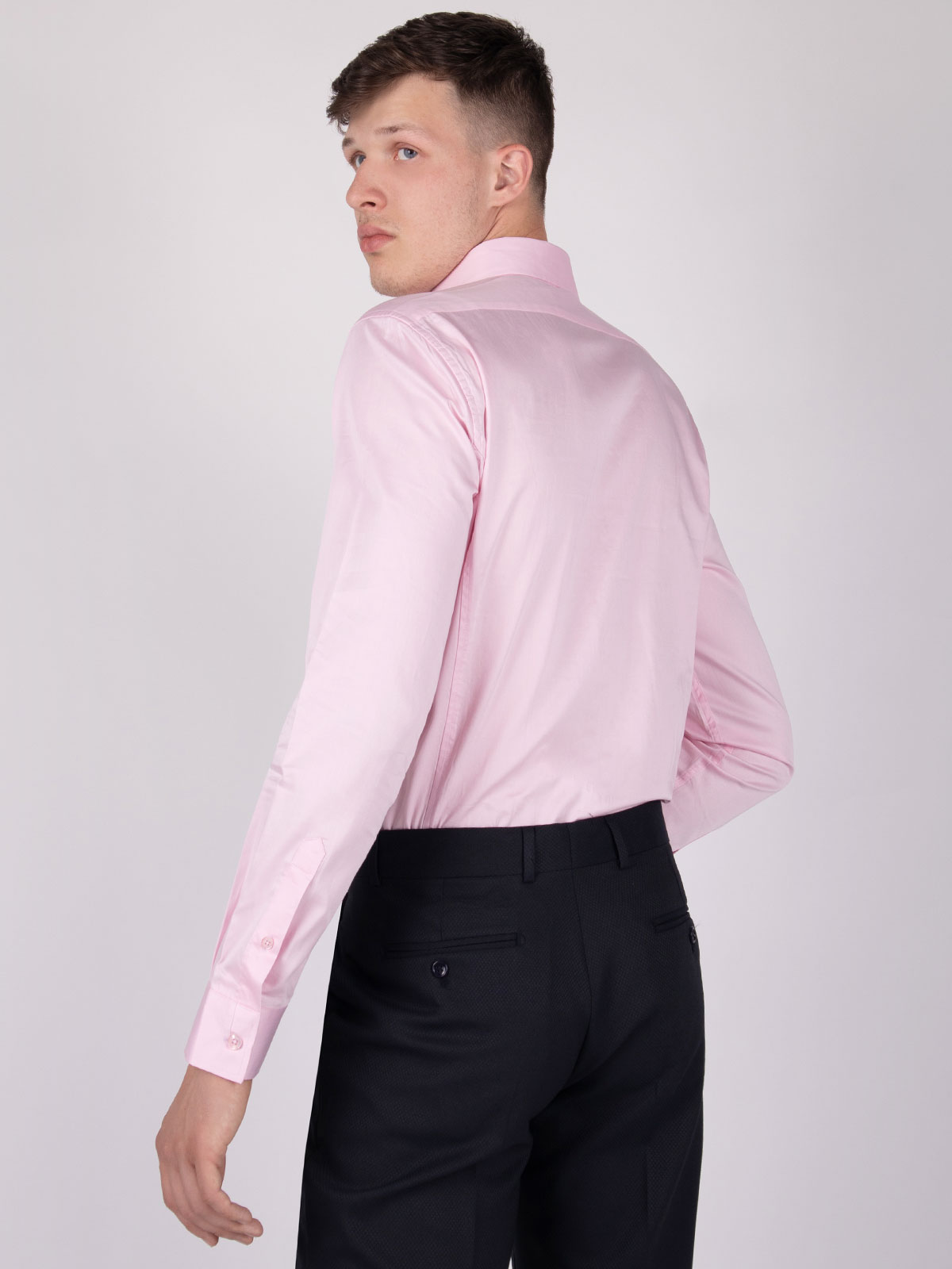 Κλασικό ανοιχτό ροζ πουκάμισο - 21470 € 38.81 img4