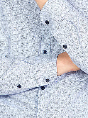 Light blue shirt with small dots - 21483 € 27.00 img4