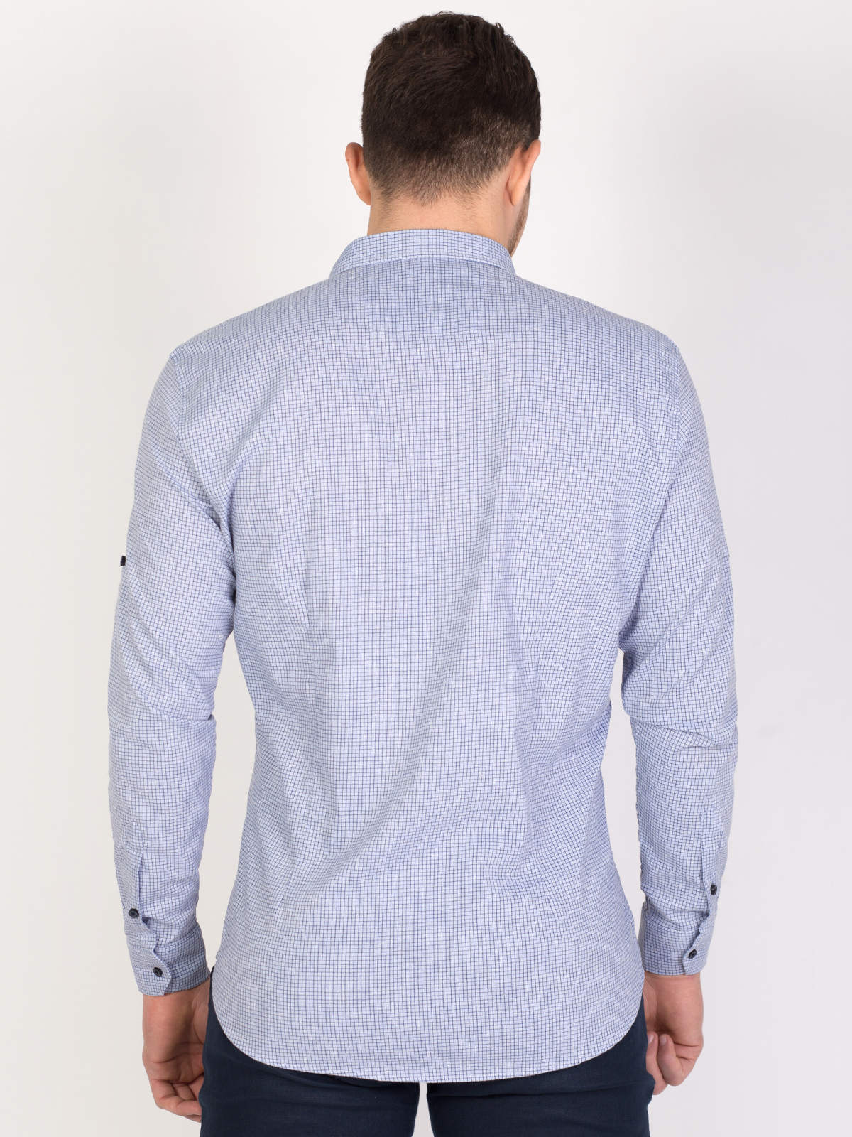 Light blue plaid shirt - 21489 € 12.37 img4