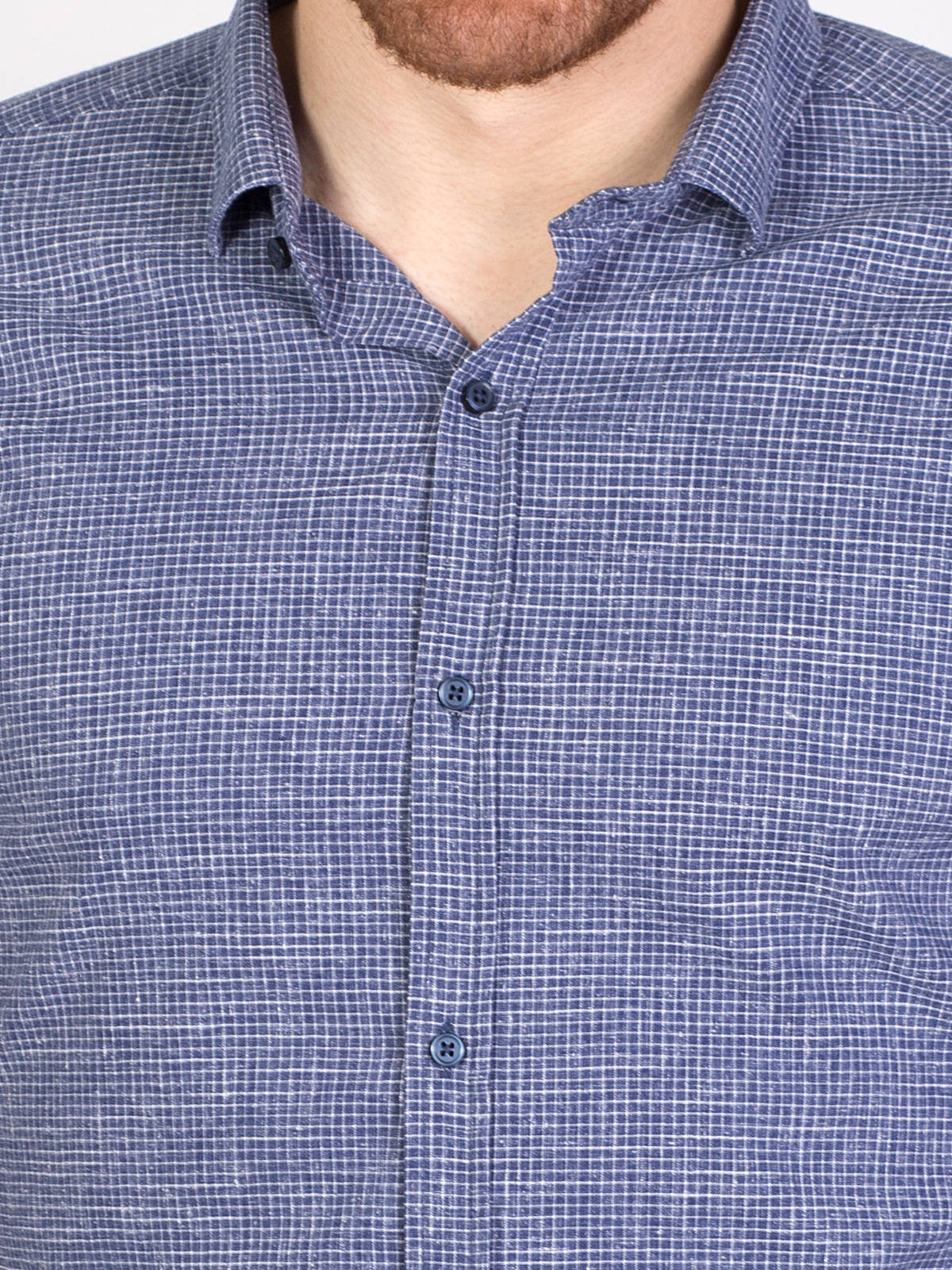 Dark blue checkered shirt - 21492 € 24.75 img3