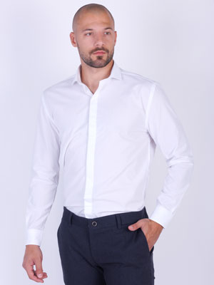 Mens white shirt classic max - 21493 - € 47.24