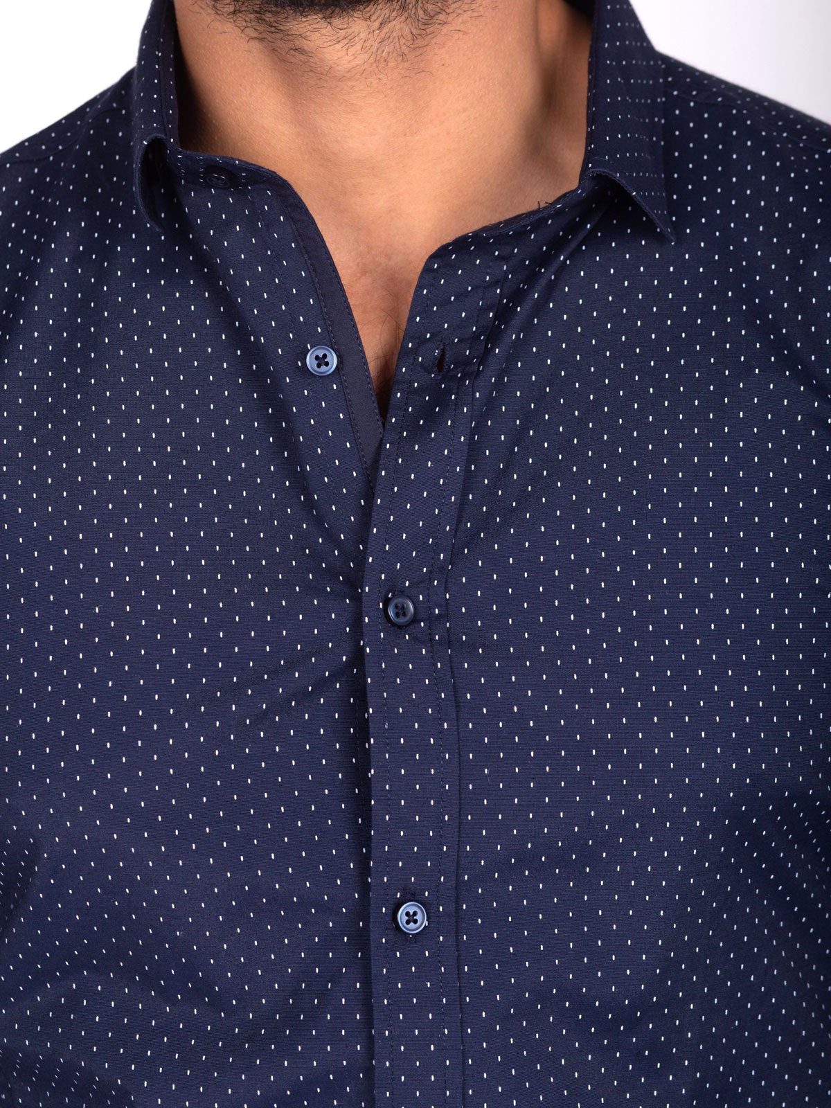 Navy blue shirt with print - 21513 € 41.62 img3