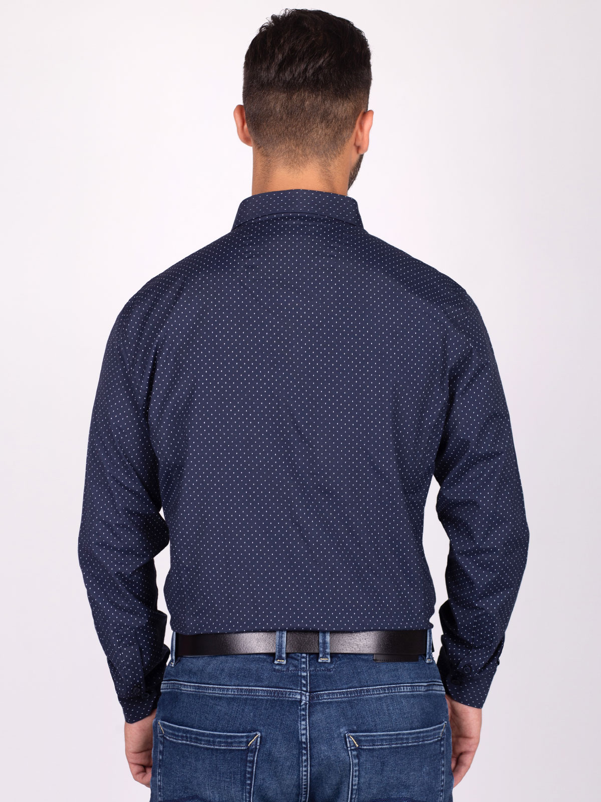 Navy blue shirt with print - 21513 € 41.62 img4