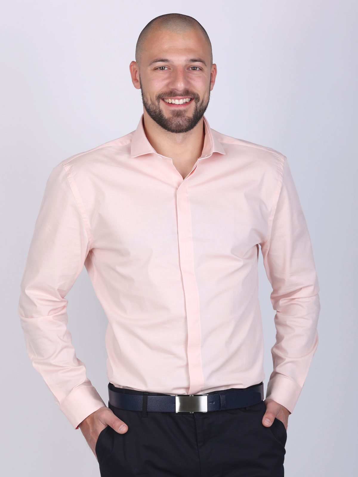 Classic shirt in light coral - 21532 € 40.49 img3