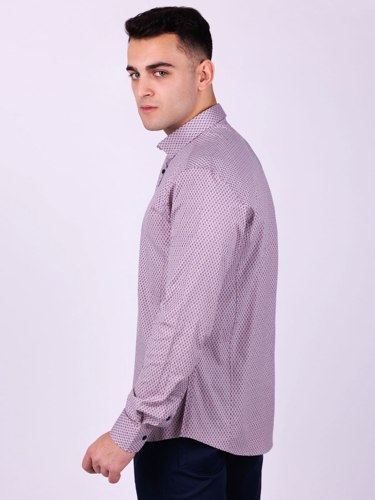 Shirt in light purple with figures - 21538 € 33.18 img2