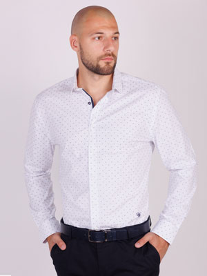 Shirt in white with long sleeves-21551-€ 44.43