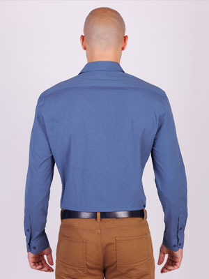 Shirt in blue with tiny dots - 21552 € 44.43 img2