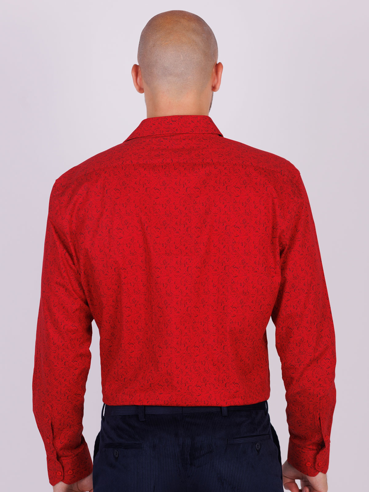 Κομψό πουκάμισο σε κόκκινο χρώμα - 21555 € 44.43 img2