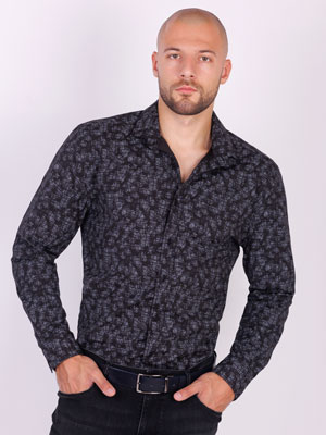 item:Mens shirt with abstract figures - 21556 - € 44.43