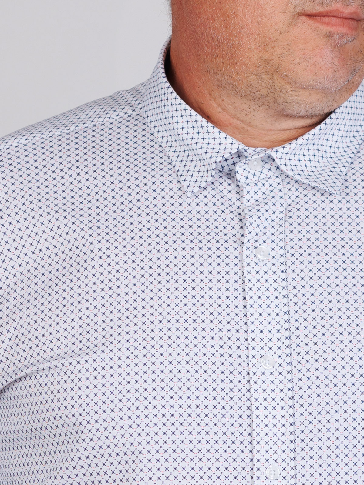Mens shirt in white with max figures - 21561 € 38.81 img3