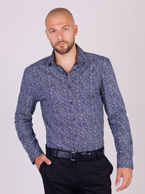 Shirt in dark blue with max figures - 21569 - € 44.43