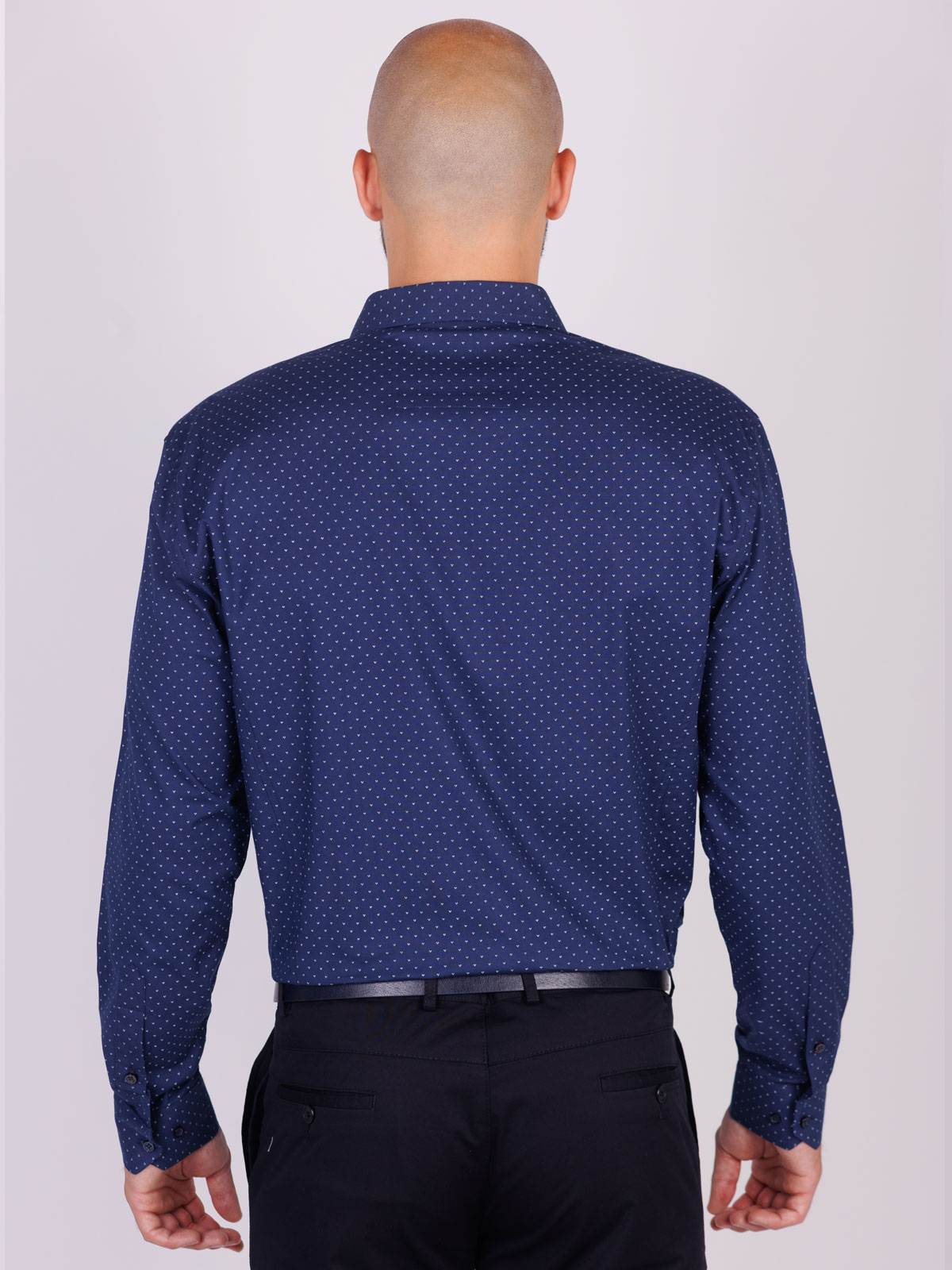Mens shirt with white figures - 21572 € 44.43 img2