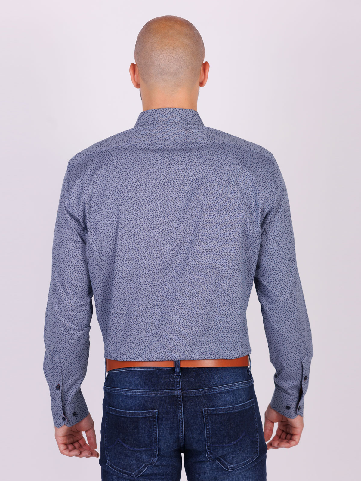 Shirt in blue with small figures - 21574 € 44.43 img2