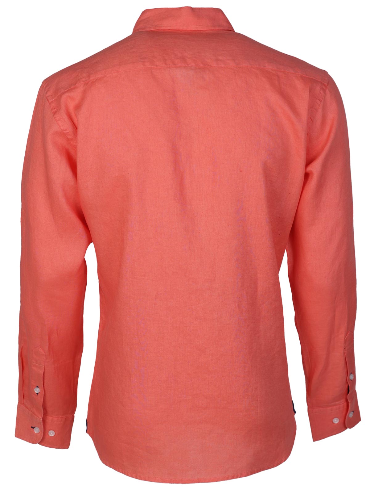 Λινό πουκάμισο σε κοραλί χρώμα - 21593 € 55.12 img2