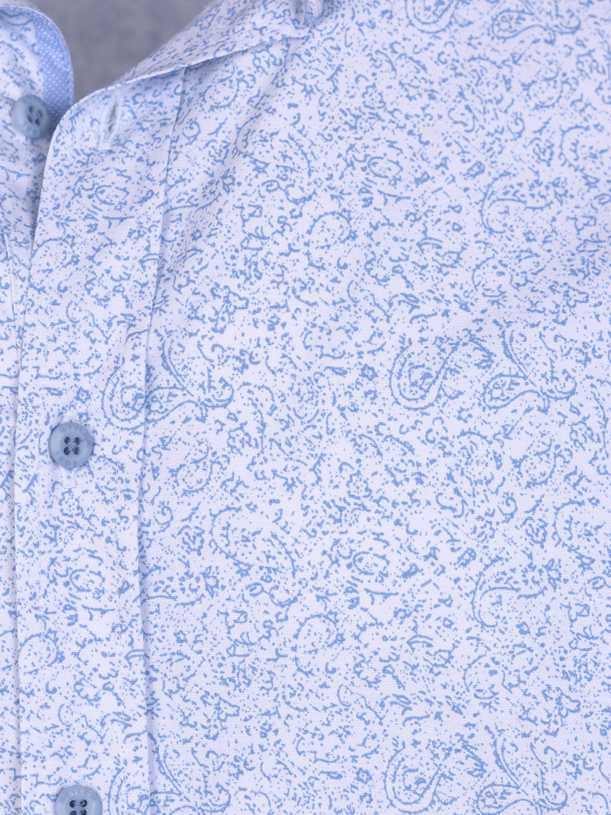 Mens shirt with light blue paisley - 21625 € 47.24 img4