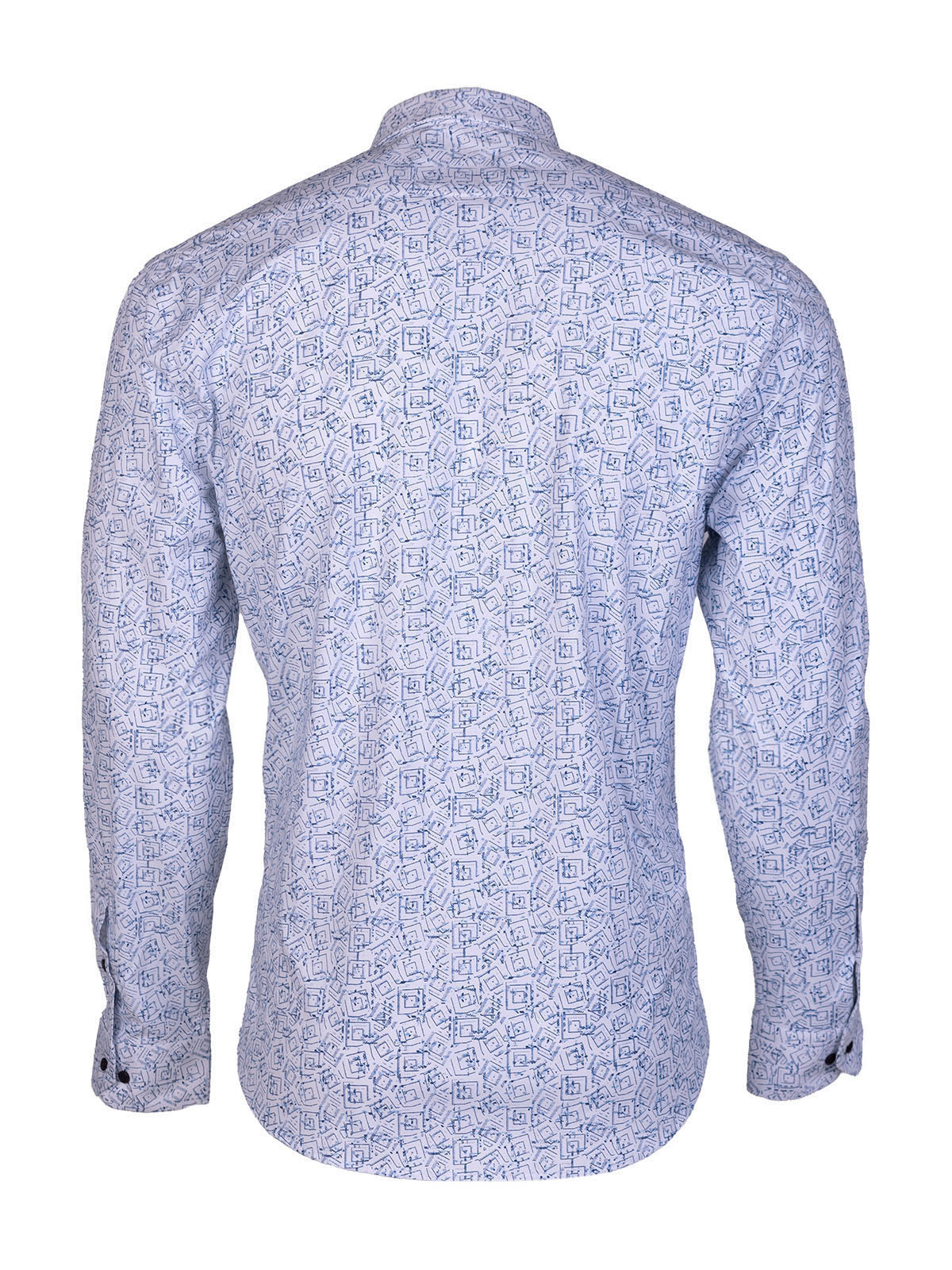 Mens shirt with light blue squares - 21626 € 47.24 img2