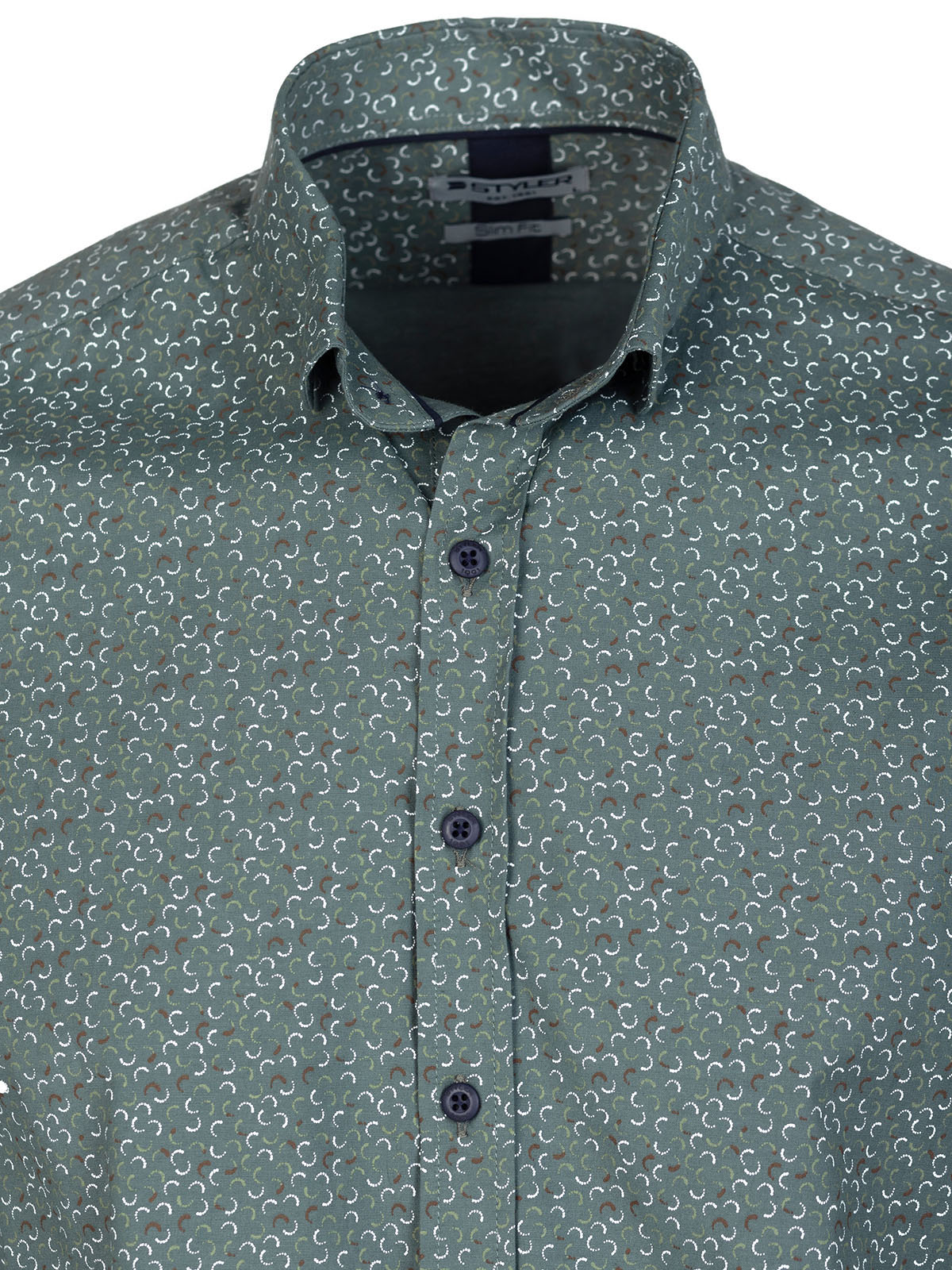 Mens shirt with colorful crescents - 21630 € 47.24 img2