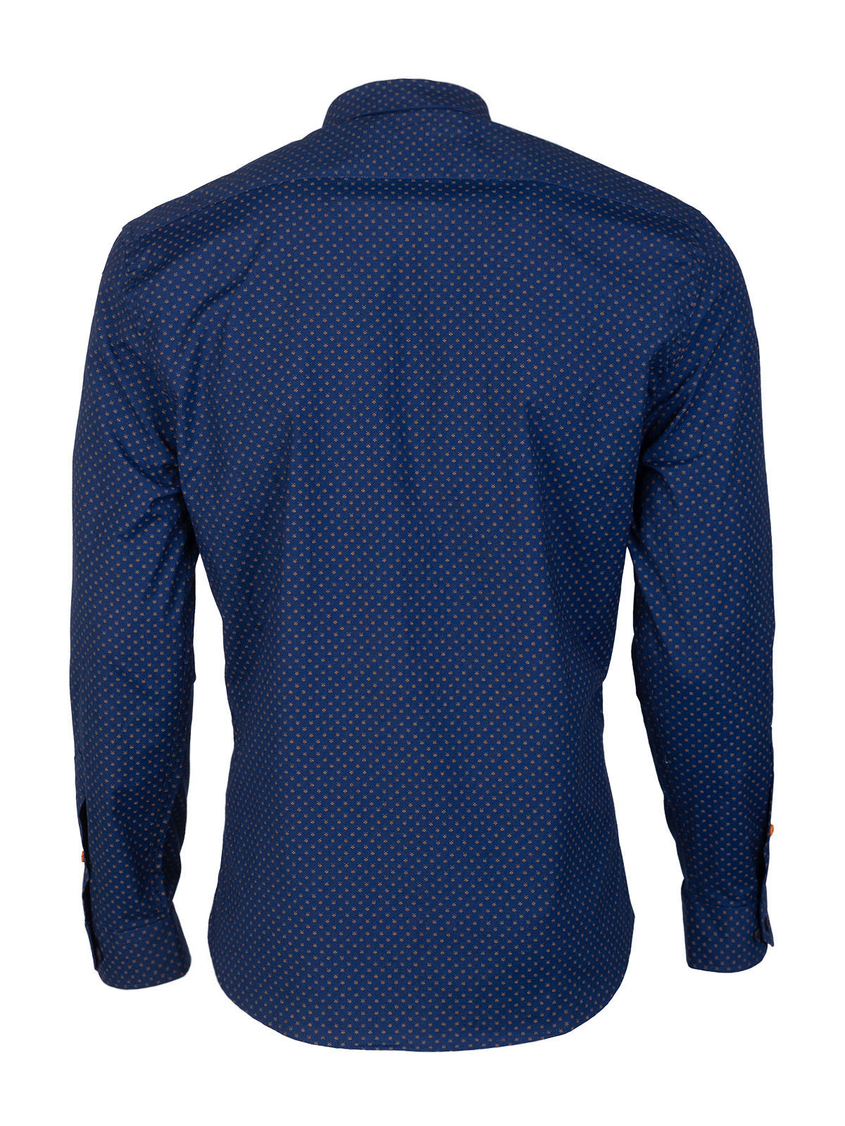 Navy blue shirt with camel prints - 21631 € 47.24 img2