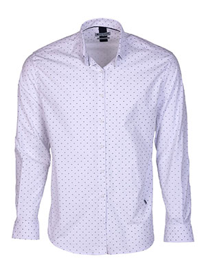 item:Mens white shirt with a spectacular desi - 21634 - € 47.24