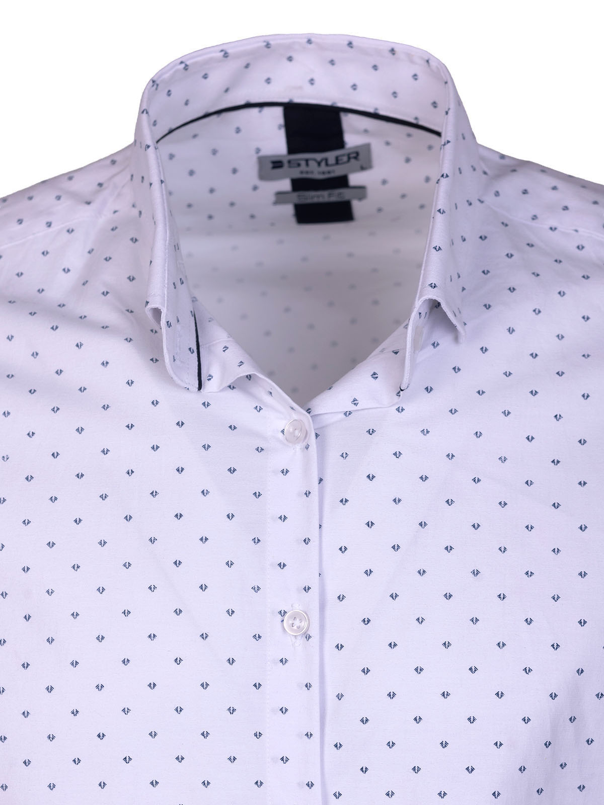 Mens white shirt with a spectacular desi - 21634 € 47.24 img3