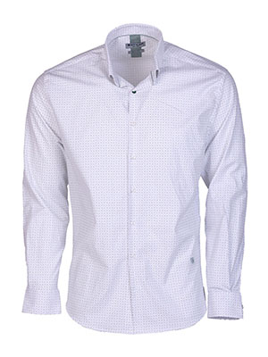 White shirt with a spectacular design-21635-€ 47.24