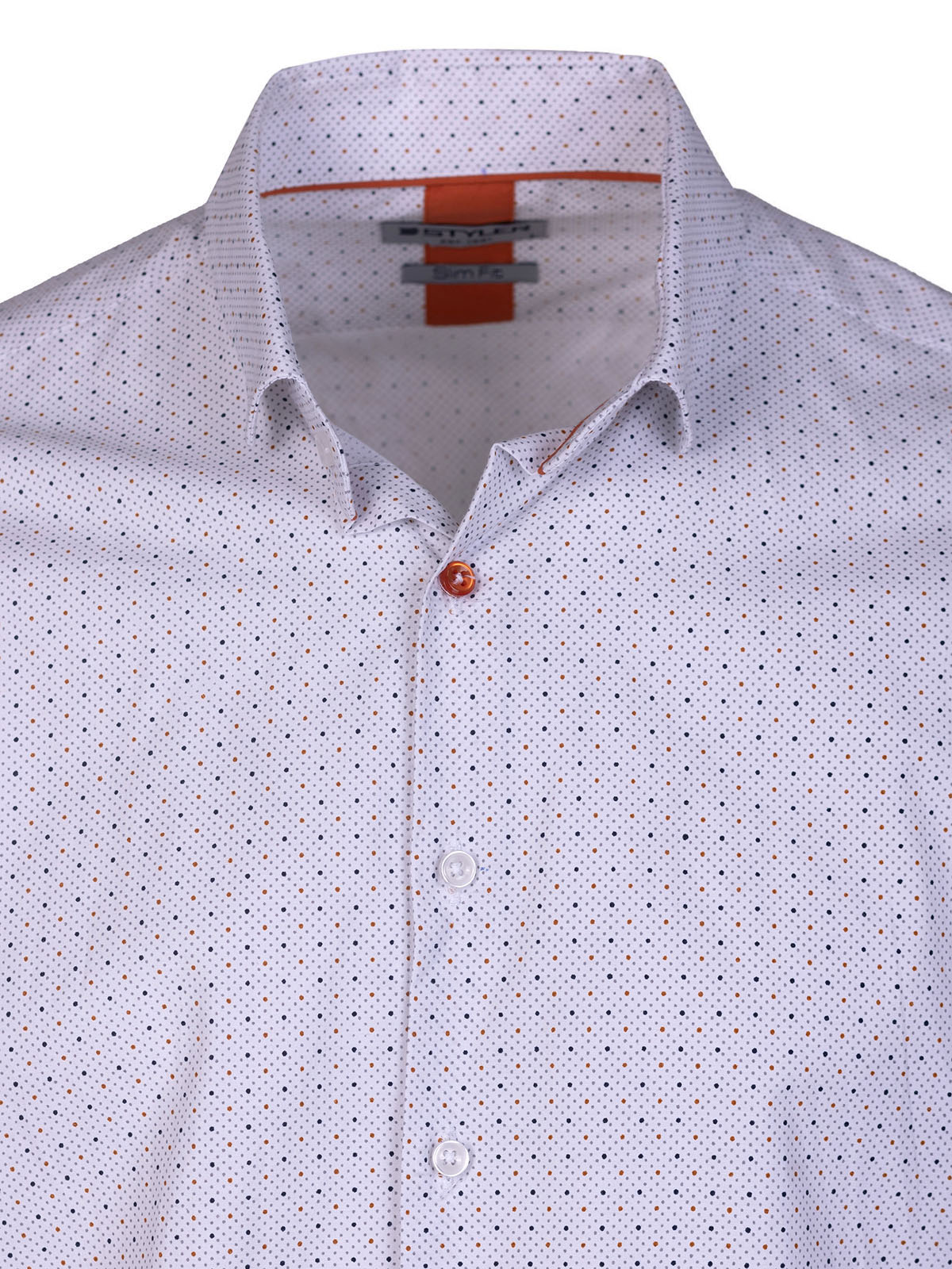 Mens white shirt with a spectacular desi - 21637 € 47.24 img3