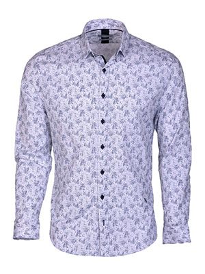 item:Mens white shirt with a spectacular desi - 21639 - € 47.24