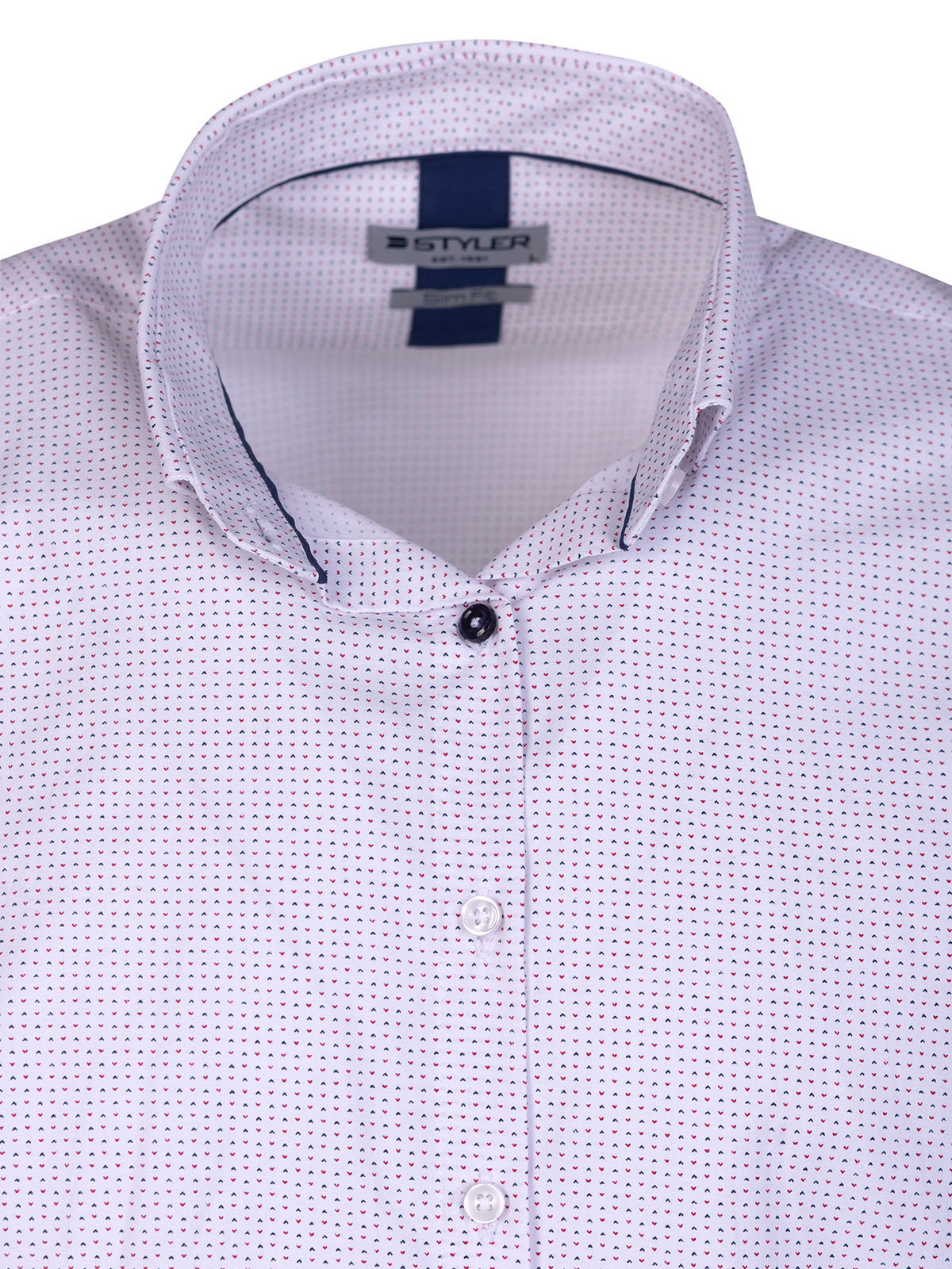 Mens white shirt with a spectacular desi - 21644 € 47.24 img3