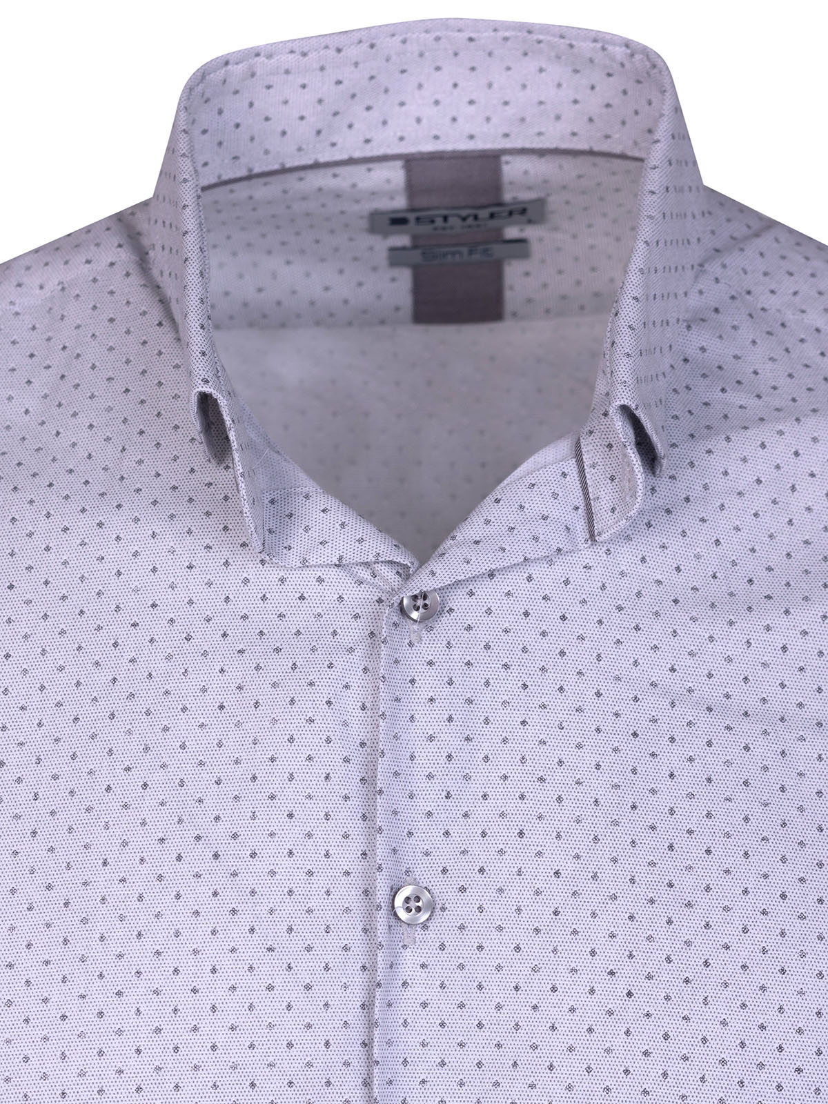 Mens shirt in light gray max - 21645 € 47.24 img3