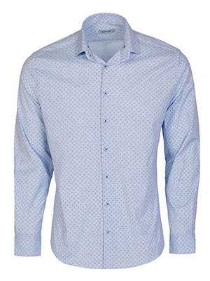 Mens shirt in light blue - 21651 - € 47.24