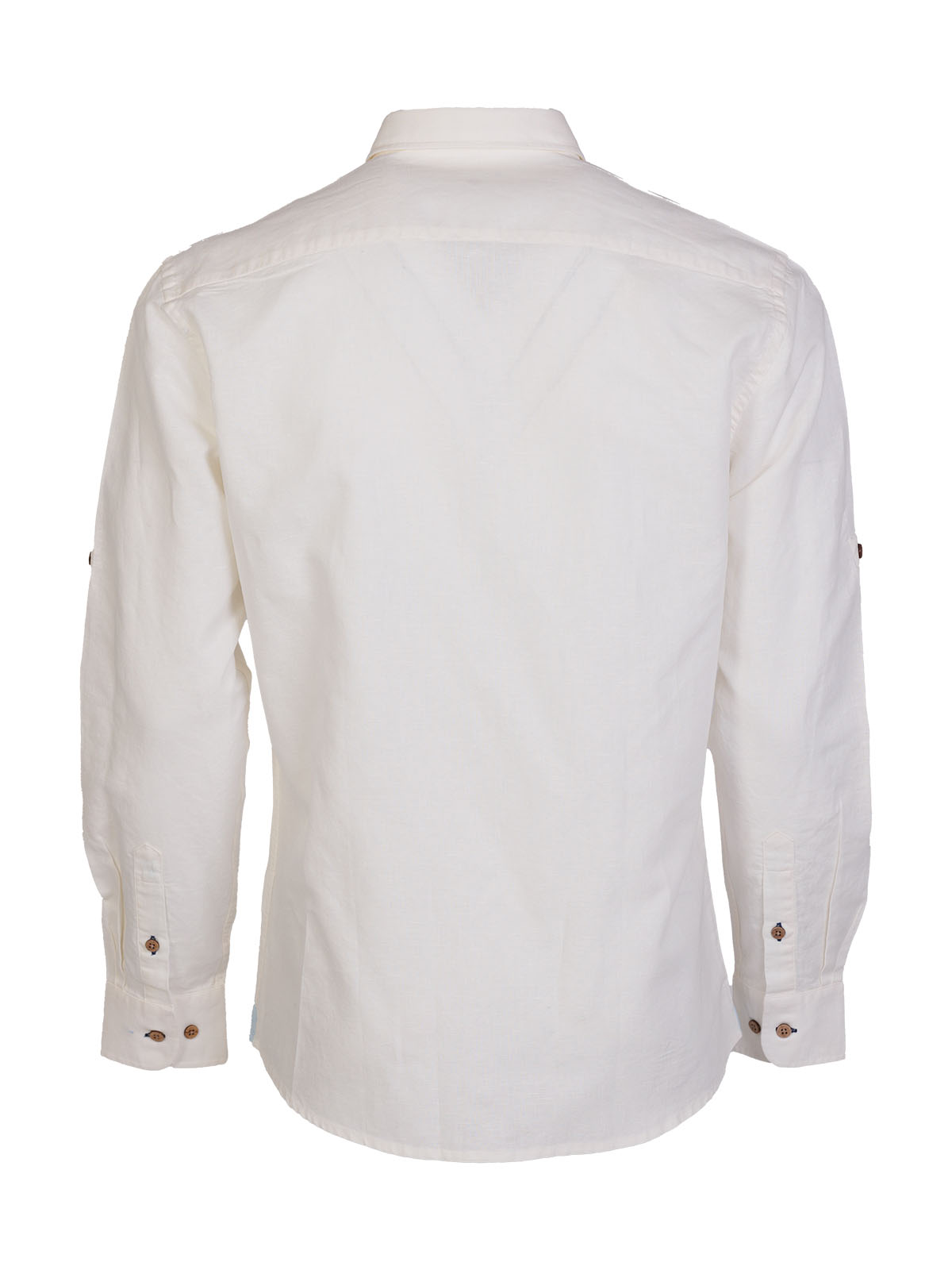 Mens white linen shirt - 21658 € 61.30 img2